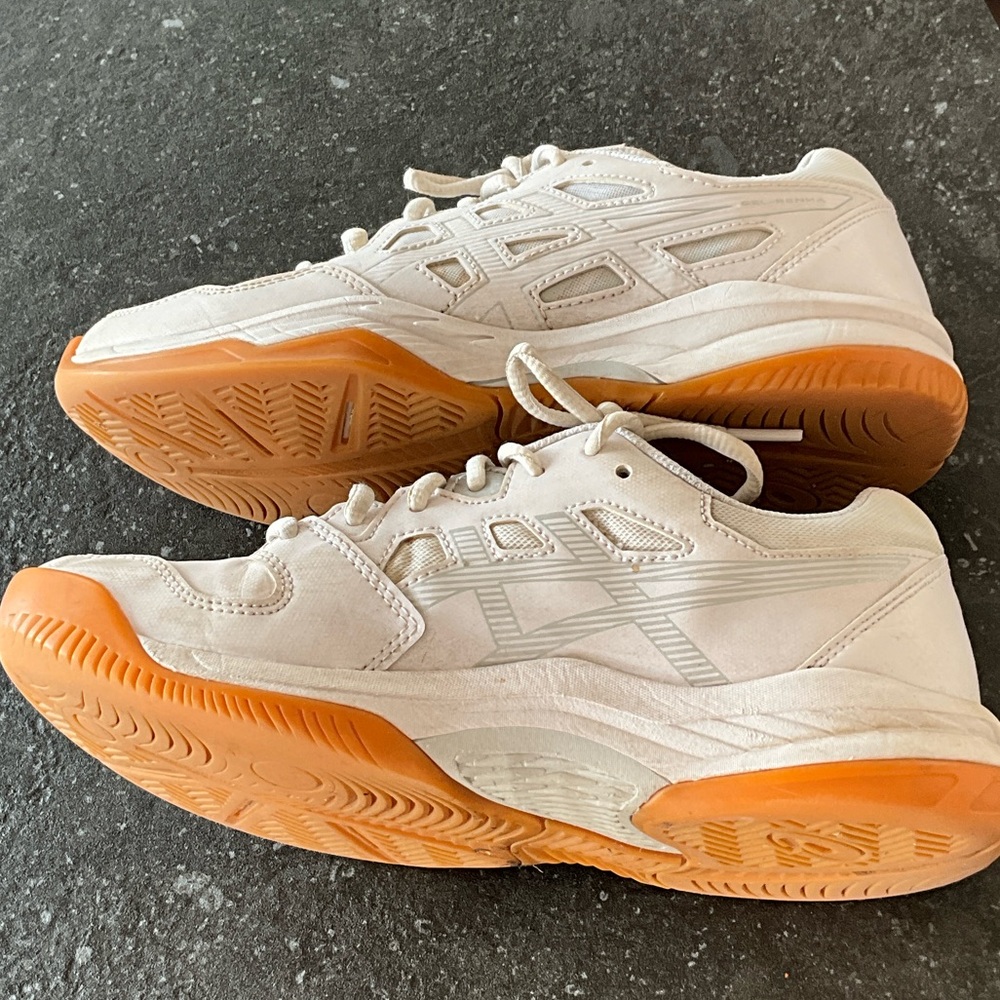 Pickleball Indoor Shoes Ladies White leather